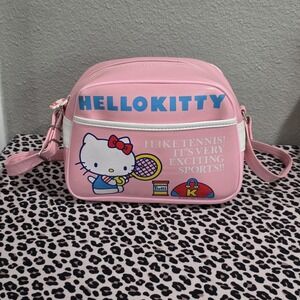 Vintage Hello Kitty Pink Bag Purse 1984 Sanrio Tennis Theme